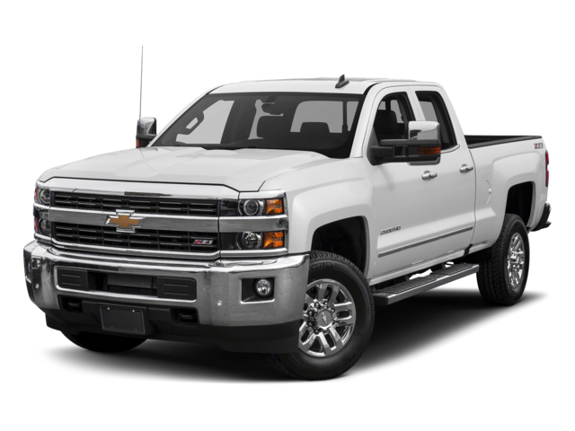 2018 Chevrolet Silverado 2500HD LTZ in Summit White — front three-quarter view