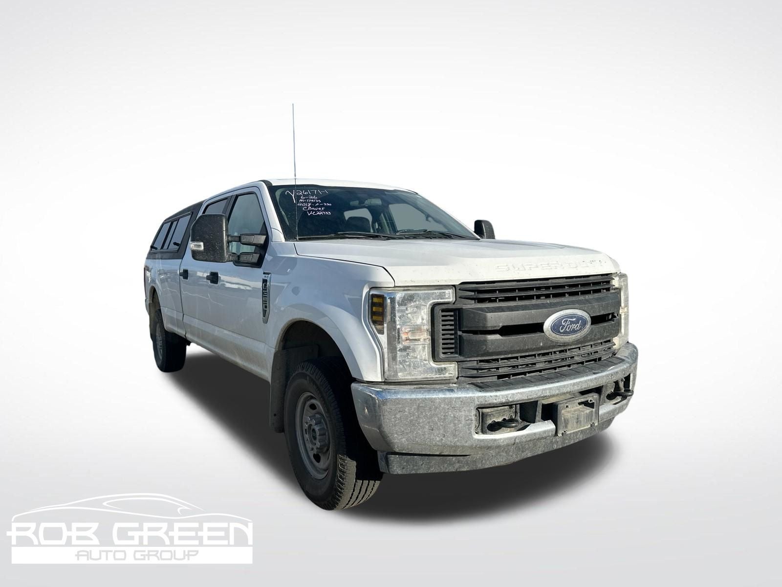 2018 Ford F-350SD XL in Oxford White — front three-quarter view