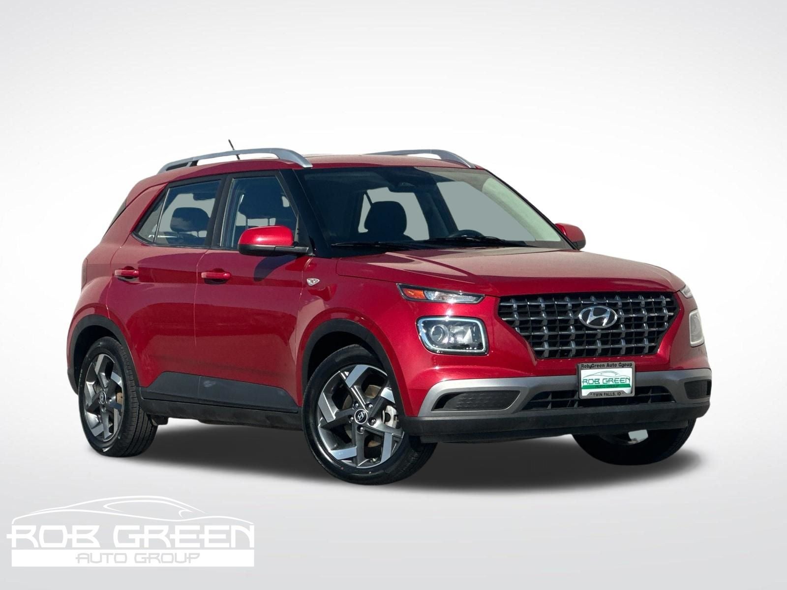 2023 Hyundai Venue SEL in Scarlet Red Pearl — front three-quarter view